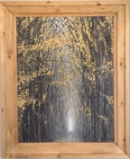 Veensteeg Wageningen, schilderij M. van Uffelen 2014